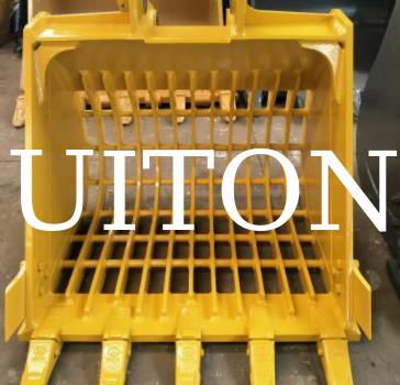 EXCAVATOR Skeleton Bucket for PC320/CAT332 1.5cbm for Gravel Grading/Material Sorting & Screening/Separating Rocks From Topsoil