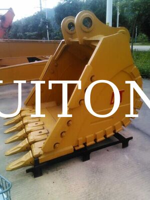 Excavator Heavy Duty Digging Bucket 2.5 to 3.0m3 for PC400 CAT345 ZX450 Construction Earthmoving and Compact Clay