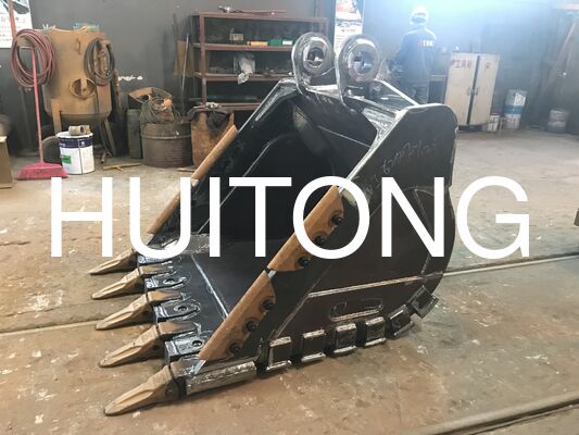 MINING Heavy Duty Rock Bucket for PC200/CAT320 0.8cbm for Hard Rock Excavation/Handling Blasted Rock/Demolition Works