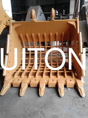 EXCAVATOR Skeleton Bucket for PC60/CAT306 0.4cbm for Gravel Grading/Material Sorting & Screening/Separating Rocks From Topsoil