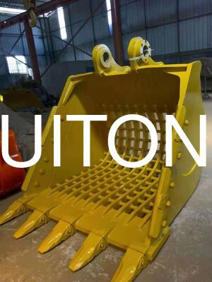 EXCAVATOR Skeleton Bucket for PC200/CAT320 0.9cbm for Gravel Grading/Material Sorting & Screening/Separating Rocks From Topsoil