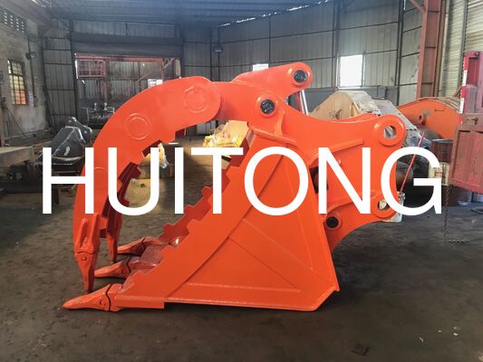 EXCAVATOR Thumb Bucket for PC200/CAT320 0.8cbm for Site Cleanup/Material Handling/ Loading Operations/Agriculture