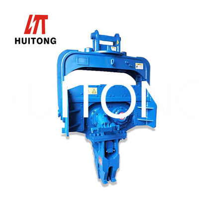 HUITONG Excavator Vibratory Hydraulic Pile Hammer for PC150/CAT315 1.3T for Building/Bridge Foundations/Hydraulic Engineering