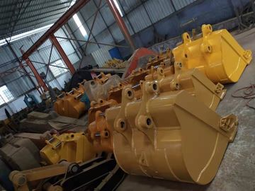 Alloy Steel Custom Excavator Buckets Yellow ColorGeneral Purpose Long Service Life