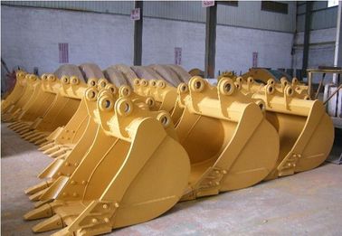 Alloy Steel Custom Excavator Buckets Yellow ColorGeneral Purpose Long Service Life