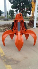 Abrasion Resistance Orange Peel Grab Hydraulic Excavator Grapple