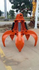 HARDOX500 Orange Peel Grab Driven By Hydraulic Cylinder