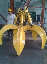 Customized 1-50t Excavator Orange Peel Grab Hydraulic Rotating