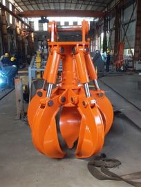 Abrasion Resistance Orange Peel Grab Hydraulic Excavator Grapple