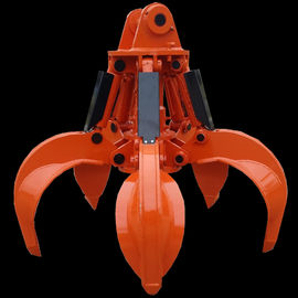 Q355MN Orange Peel Grapple Excavator Polyp Grab