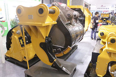 Yellow Excavator Stump Ripper For Easy Stump Removal With Superior Strength