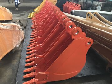 Heavy Duty Strength Excavator Bucket With 0.25-1.4cbm Capacity Weight Range 220-1150kg