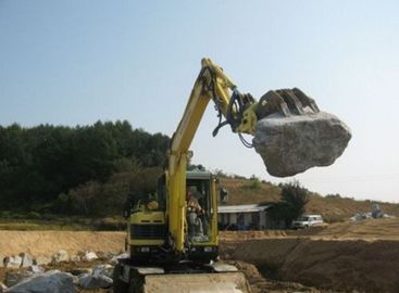 High Strength Backhoe Log Grapple For Grabing Loading / Moving Works