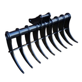 Q460 Excavator Brush Rake Bucket Landscape Root Rake Grapple