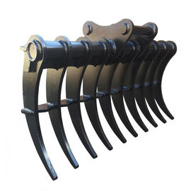 Q460 Excavator Brush Rake Bucket Landscape Root Rake Grapple