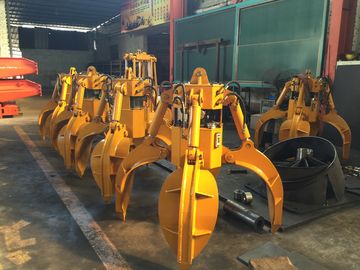 Excavator Hydraulic Rotating Orange Peel Grab 1 Year Warranty