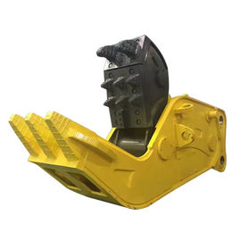 Yellow Hardox-500 Excavator Hydraulic Stone Pulverizer