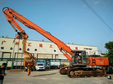 Pile Foundation Construction Excavator Boom Arm / Piling Attachment For Excavator