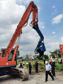 Excavator Hydraulic Pile Hammer And Pilling Boom Boosting Working Efficiency