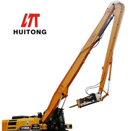 10 - 60 Tons Excavator Long Boom In Dredging River Dredging Port