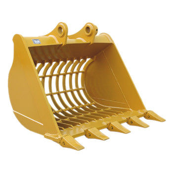 Custom 0.8m³ Heavy Duty Skeleton Bucket For Excavator Attachments