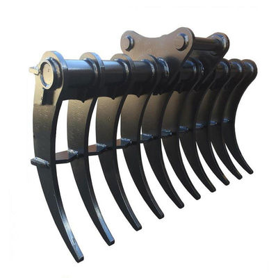 19 Ton 24 Ton Excavator Brush Rake For Digging Mud