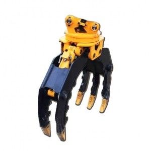 Customized 50t Excavator Rotating Hydraulic Grapple