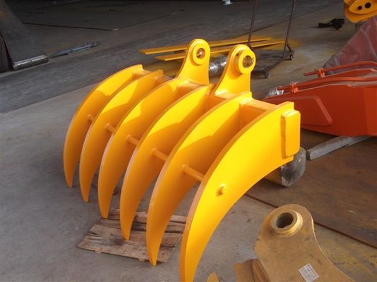 NM400 Excavator Digger Rakes With Quick Coupler