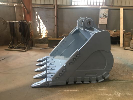 Standard Capacity 1.2 cum Excavator Heavy Duty Bucket For Dig Rock