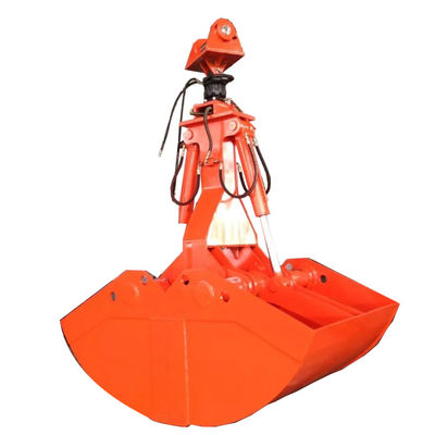 WH60 Hydraulic Clamshell Grab Bucket For Excavator Crane