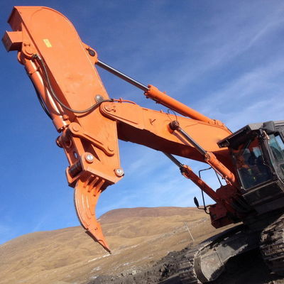 Crawler Excavator Boom Arm  22 Ton Long Reach Boom Swamp