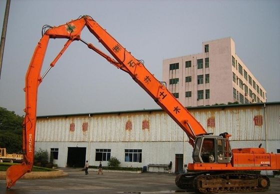 Excavator Extension Long Reach Boom Arm 18m 20m 35m For High Reach Demolition Attachment