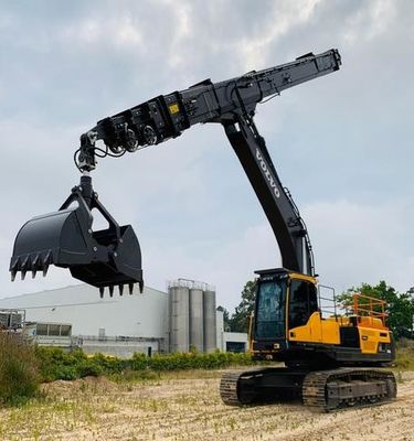 HUITONG High Quality 10T 20Ton Excavator Hydraulic Clamshell Grab Bucket Shell Bucket for PC200 Excavator