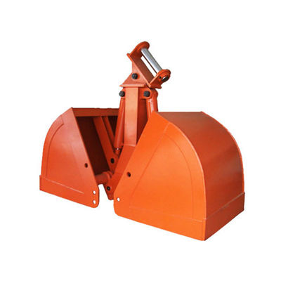 ISO9001 Grab Shell Clamshell Bucket For Excavator Loader
