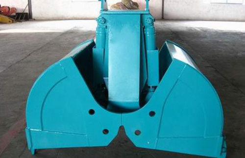 Mechanical Rotating Clamshell Bucket 1 - 50 Ton Excavator Clam Grab