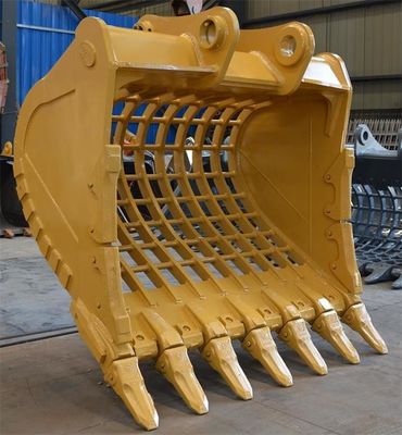 50-150mm Grid Size Riddle Komatsu Excavator Seive Bucket