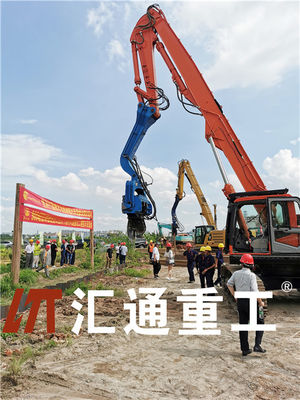 Hydraulic Vibratory Hammer Excavator Vibro Pile Driver Hammer For 15-45 Ton Excavator