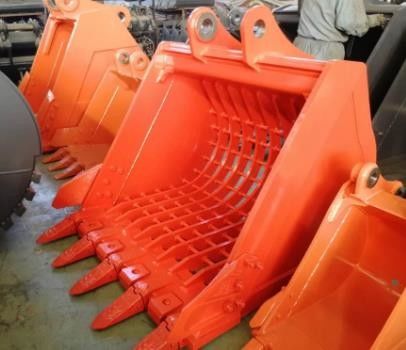 8.7m3 48HRC Excavator Sieve Bucket For Mining