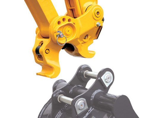 Brand New HT Excavator Manual/Hydraulic Quick Hitch 45mm-55mm Pins For Mini Excavators ISO9001 CE Certificated.