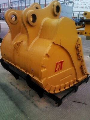 Hardox450 High Strength Alloy Excavator Rock Bucket For PC