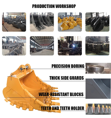 Hot Selling Rock Bucket For Mini Excavator Loader Rock Bucket Earthmoving Attachments