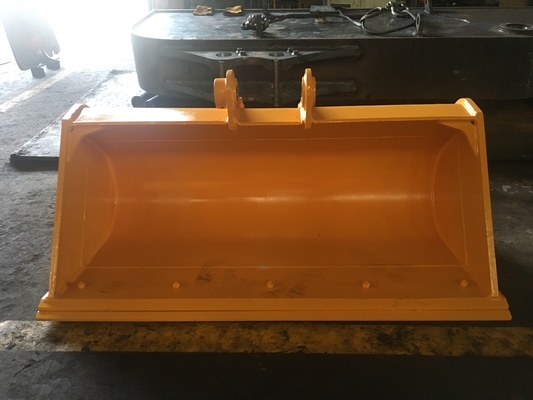 Yellow Black Customized Excavator Cleaning Bucket 0.1-4Cbm Capacity