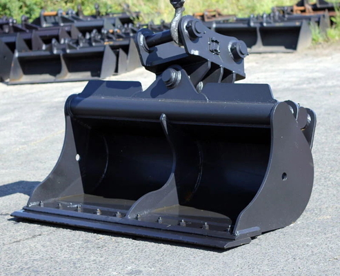 Mini Excavator Hydraulic Tilt Mud Cleaning Bucket For EX30 EX35 EX40 EX50 ZX50