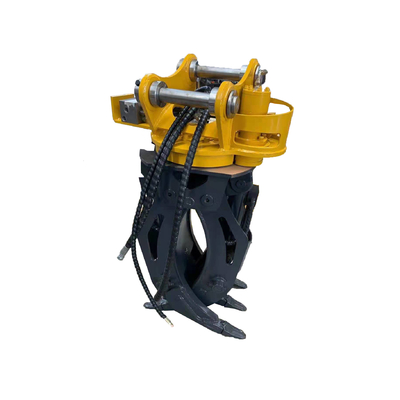 Q345B NM400 Excavator Rotating Grapple Custom Color