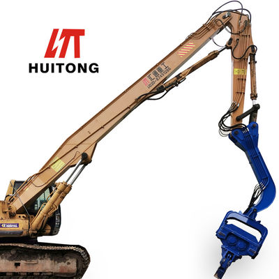 Heavy Duty Reinforced Piling Boom Fit 30-38Ton Excavator CAT330 PC350 SH300 SH330 for Foundation Piling Solar Post & Construction Pile Works