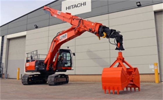 12 Ton Hidrolik Excavator Boom Arm Telescopic Lifting Chassis
