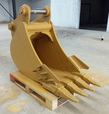 1-8 Ton Excavator 3 Teeth Trench Bucket For  PC40 PC55