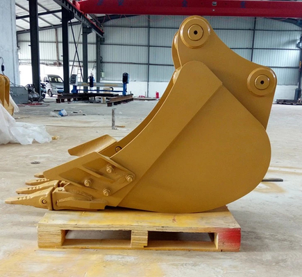 1-8 Ton Excavator 3 Teeth Trench Bucket For  PC40 PC55