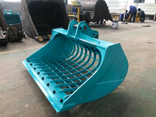 Custom Q355B Skeleton Tilting Bucket For Tractor Excavator Attachments