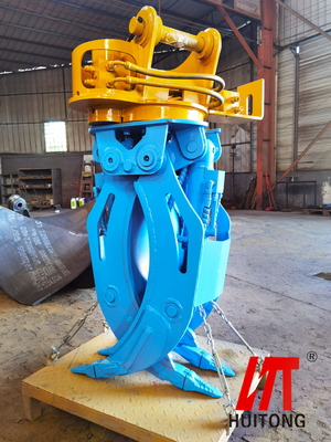 1-10 Tons Excavator Rotating Grapple For Volvo EC80 EC100